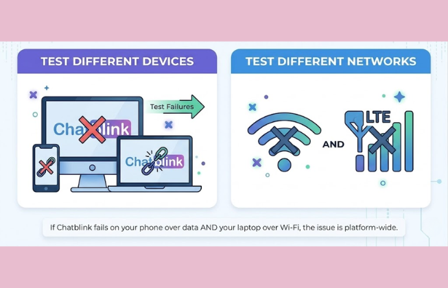 Confirm It Fails Across Multiple Devices and Networks
