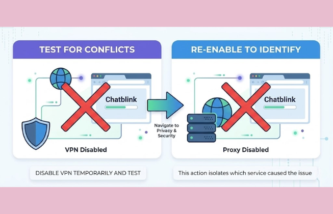Turn Off VPN or Proxy Services