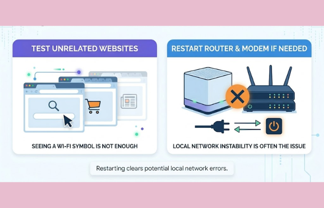 Verify Your Internet Connection Properly