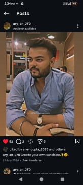 Ayush Srivastava, 23, India